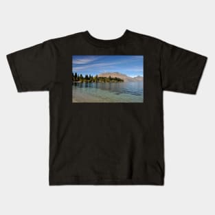 Nouvelle Zélande - Queenstown, Lac Wakatipu Kids T-Shirt